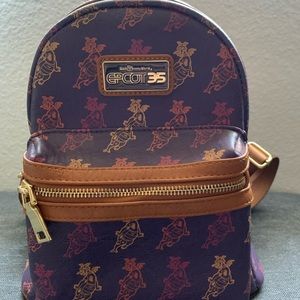 Disney Loungefly Mini Backpack Epcot Figment like New!